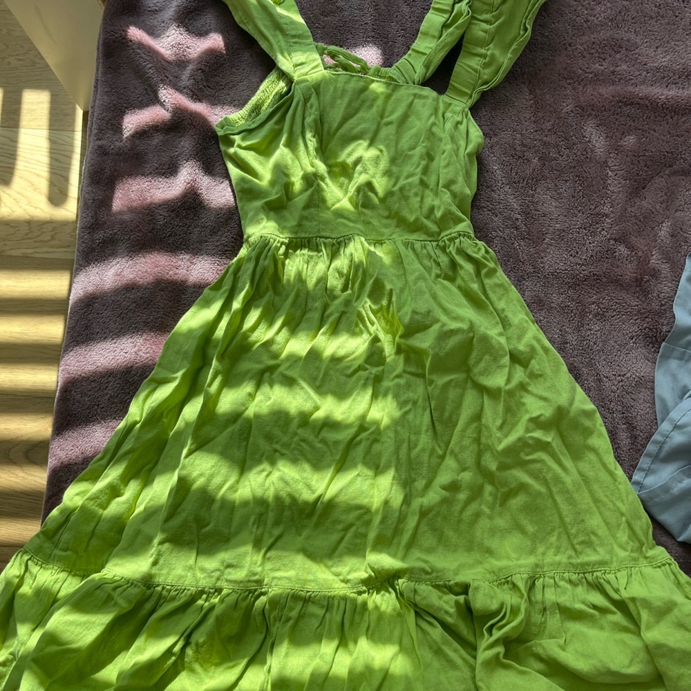 Green dress